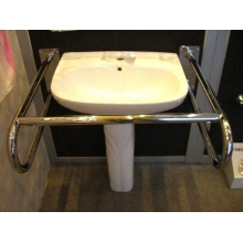 Поручень или опора двойная для умывальника, инвалидный TX1083