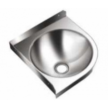 Раковина угловая из нержавеющей стали ССК-06/614
