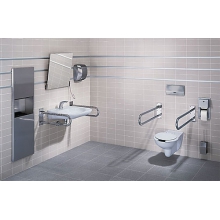 Поручень для инвалидов откидной/подъемный 80см. GB-200601 наст  