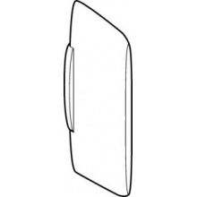 Geberit 115.200.11.1 перегородка белая