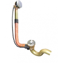 Слив-перелив латунный CGS (ХРОМ) полуавтомат